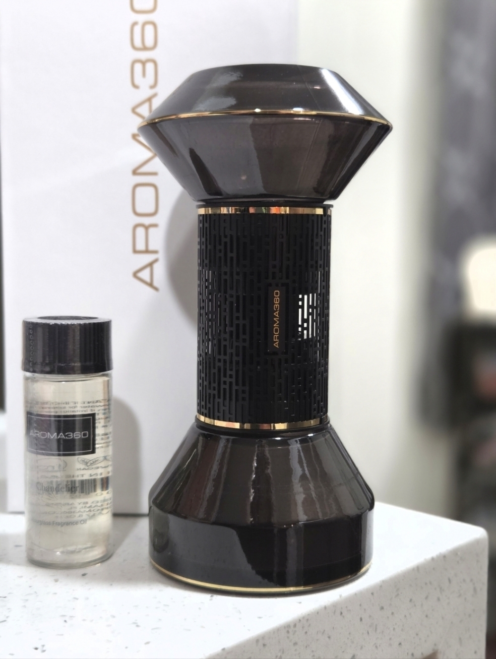 Aroma360 Brown Luxe Ultrasonic Diffuser